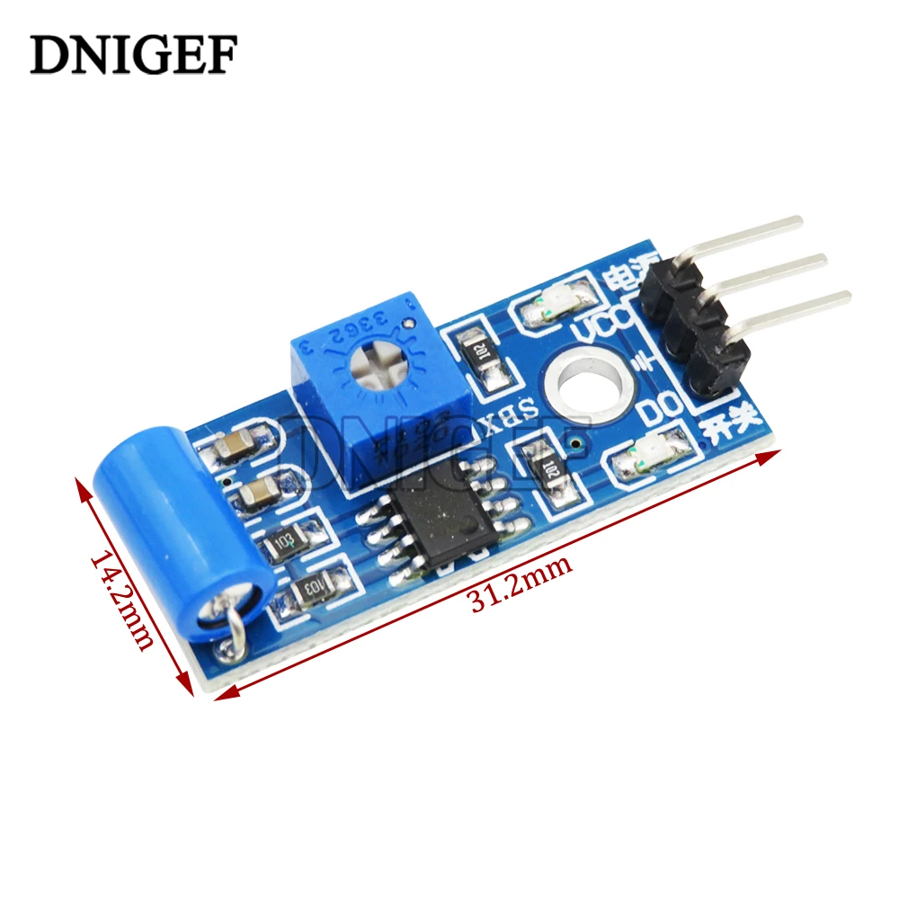 10PCS Normally Closed Type Vibration Sensor Module Alarm Sensor Module Vibration Switch SW-420 for Arduino