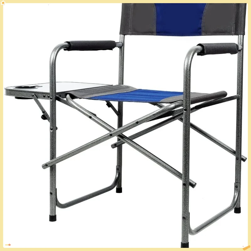كراسي مدير، قابلة للطي، سبائك الصلب، أزرق/رمادي