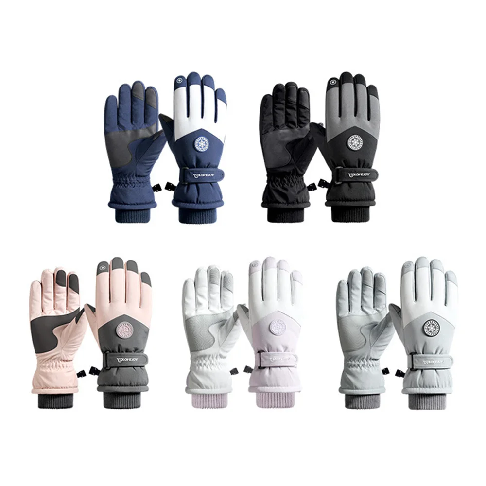 Frauen Winter Handschuhe Schnee Skifahren Verdicken Wasserdicht Männer Sport Ourdoor Zyklus Snowboard Motorrad Paar Handschuhe Geschenk Neue 2022