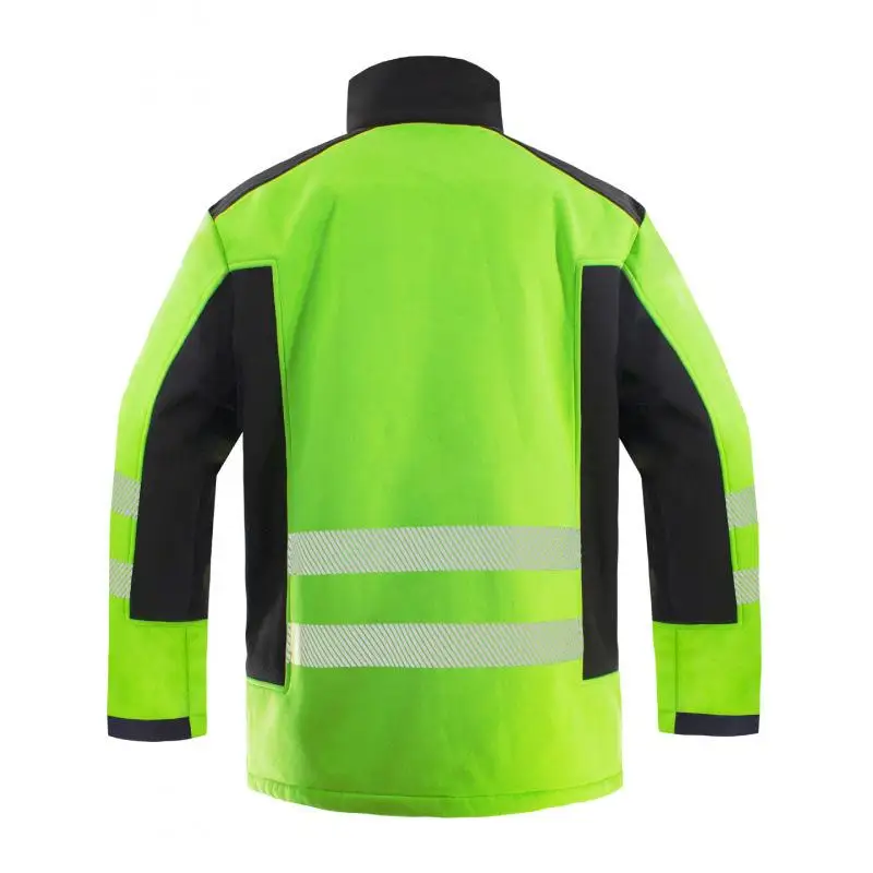 Outdoor Men's Personalized Customized Work Clothes Printed Logo Reflective Strip Velvet Workwear Cycling Waterproof Worker Coat