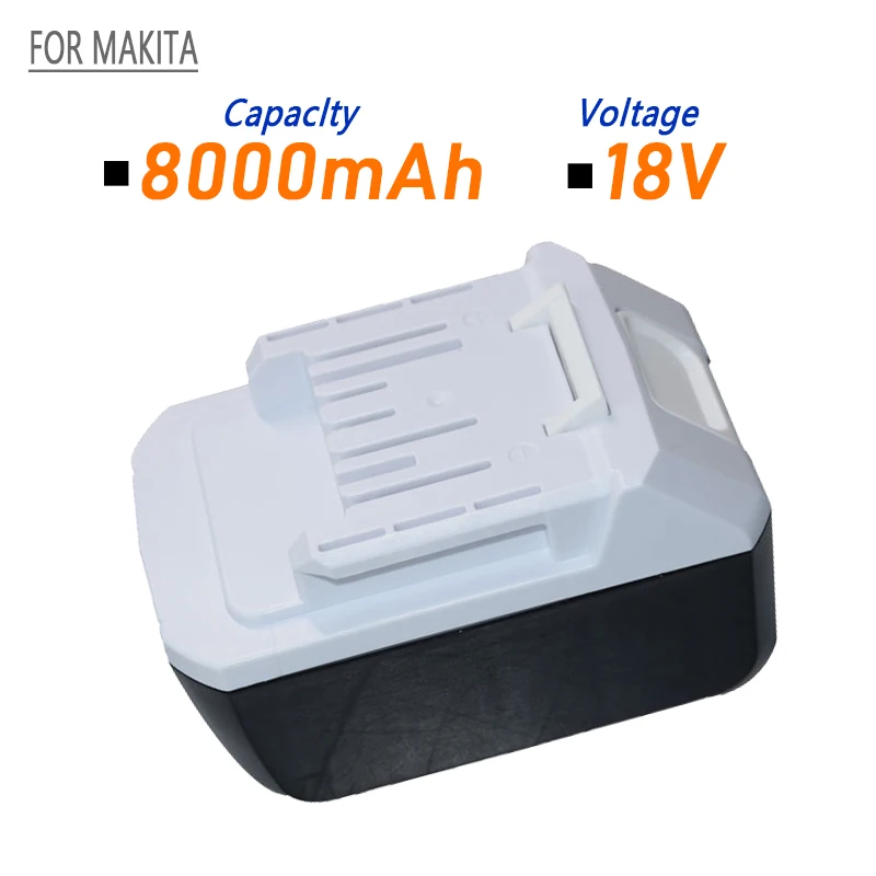 18V 6.0Ah/8.0Ah Rechargeable Li-Ion Battery For Makita 1413G BL1460G DC18WA UH480D UH520D UM165D UR140D DMR106   Battery Detail