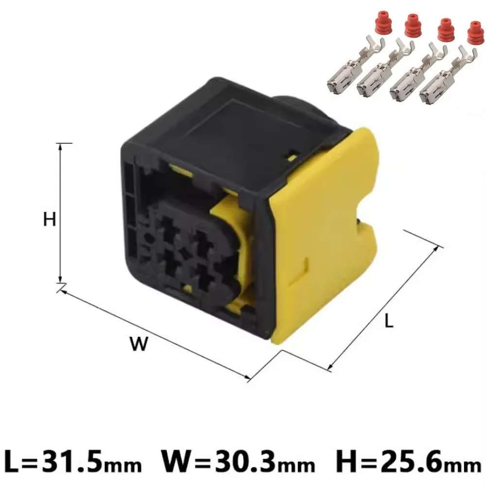 4Pin 1-1703808-1 Waterproof Automotive Connectors 2.8mm Heavy Duty Sealed Connectors Series Additional terminal and seal