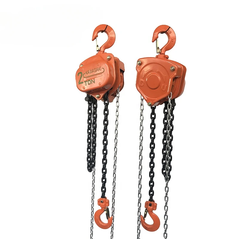 High Quality Kawasaki Chain Pully Block Ce Standard Hand Chain Block 12 Hot Product 2019 Provided Gear Hand Chain Hoist 5 Ton