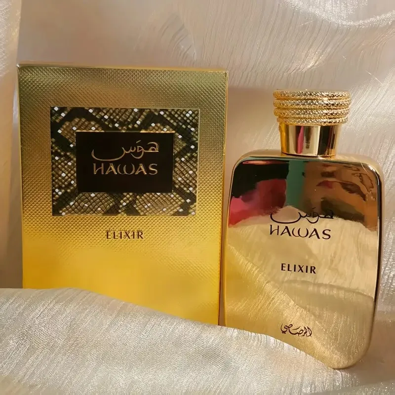 RASASI Hawas Elixir EDP أونصة سائلة 3.4 للرجال (100 مل)