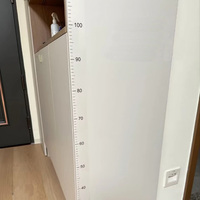 Transparent/White Height Scale Wall Sticker 2 Meter Height Bedroom Background Home Decals Kids Room Decoration Removable Mural