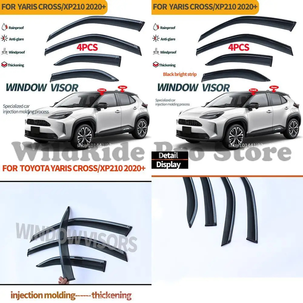 

1 комплект для Toyota Yaris CROSS Xp210 2020, оконный козырек, дефлектор от дождя