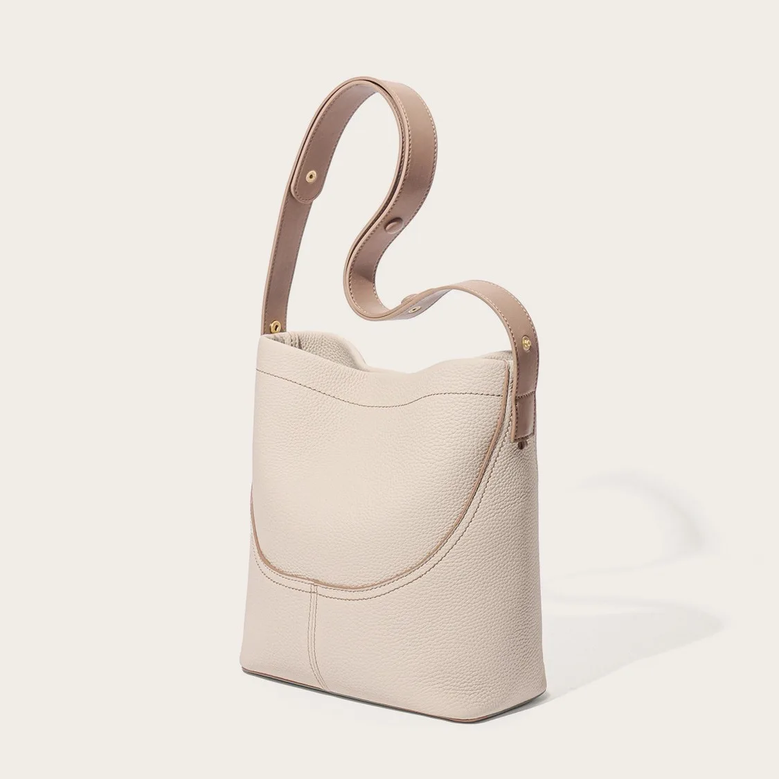 2024 borsa a secchiello a tracolla da donna con Patchwork in pelle di vacchetta naturale di Design di lusso borsa a tracolla da donna Casual in vera