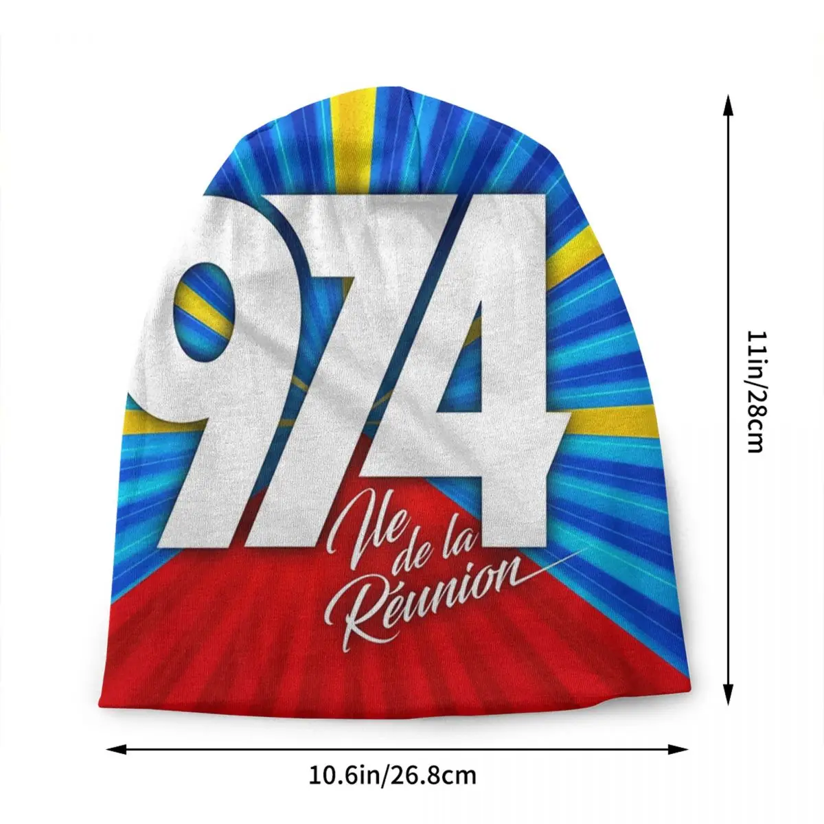974 Reunion Island Signature 7 Maveli R Bonnet Hat Knitted Hat Men Women Hip Hop Unisex Adult Winter Warm Skullies Beanies Caps