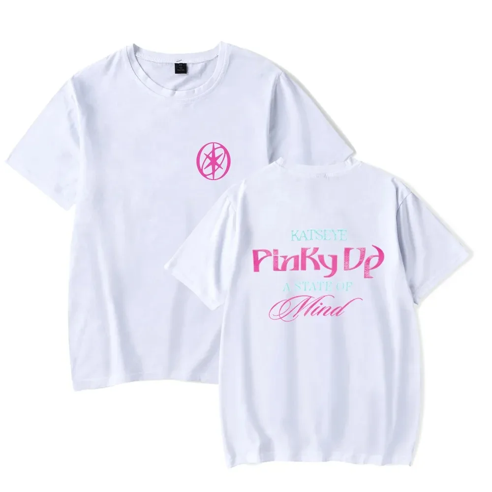 2026 Neues Katseye T-Shirt Neues Album Pinky Up Merch Rundhals Kurzarm Mode Harajuku Kawaii T-Shirt Damen Y2K Kleidung – Detail 7