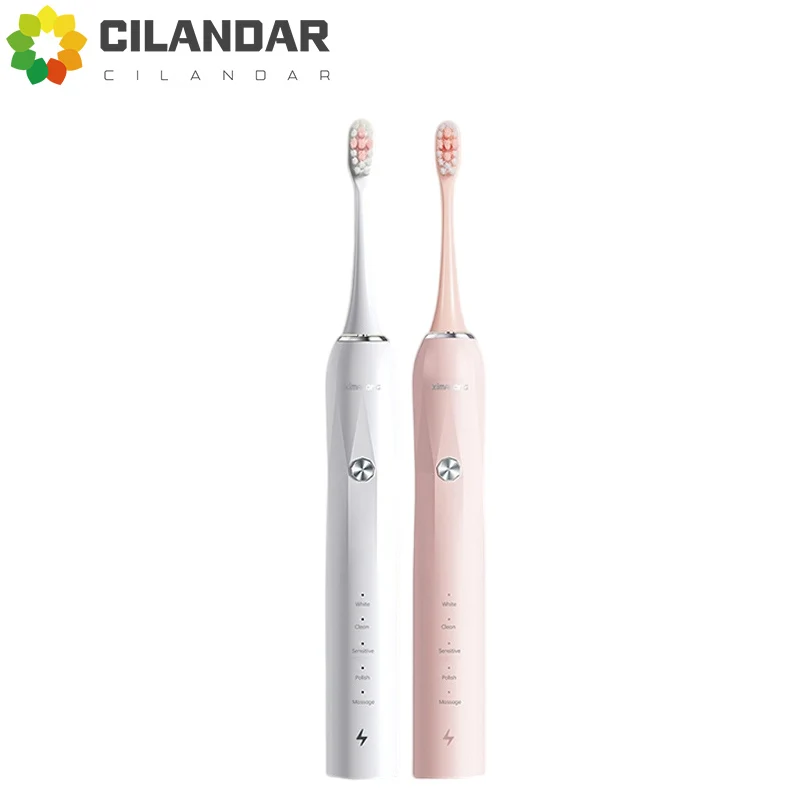 Cilandar R06 Electric Toothbrush Soundwave Full body Waterproof Automatic Teeth Cleaning Rechargeable Adult Version Couple Gift