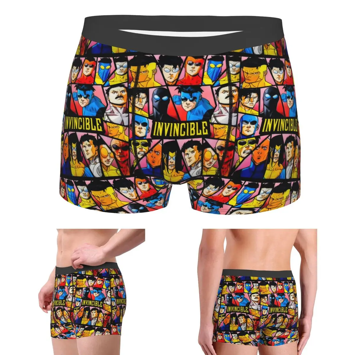 

Boxer Underpants Shorts Invincible Characters Panties Men Comfortable Underwear for Homme Man Boyfriend Gifts