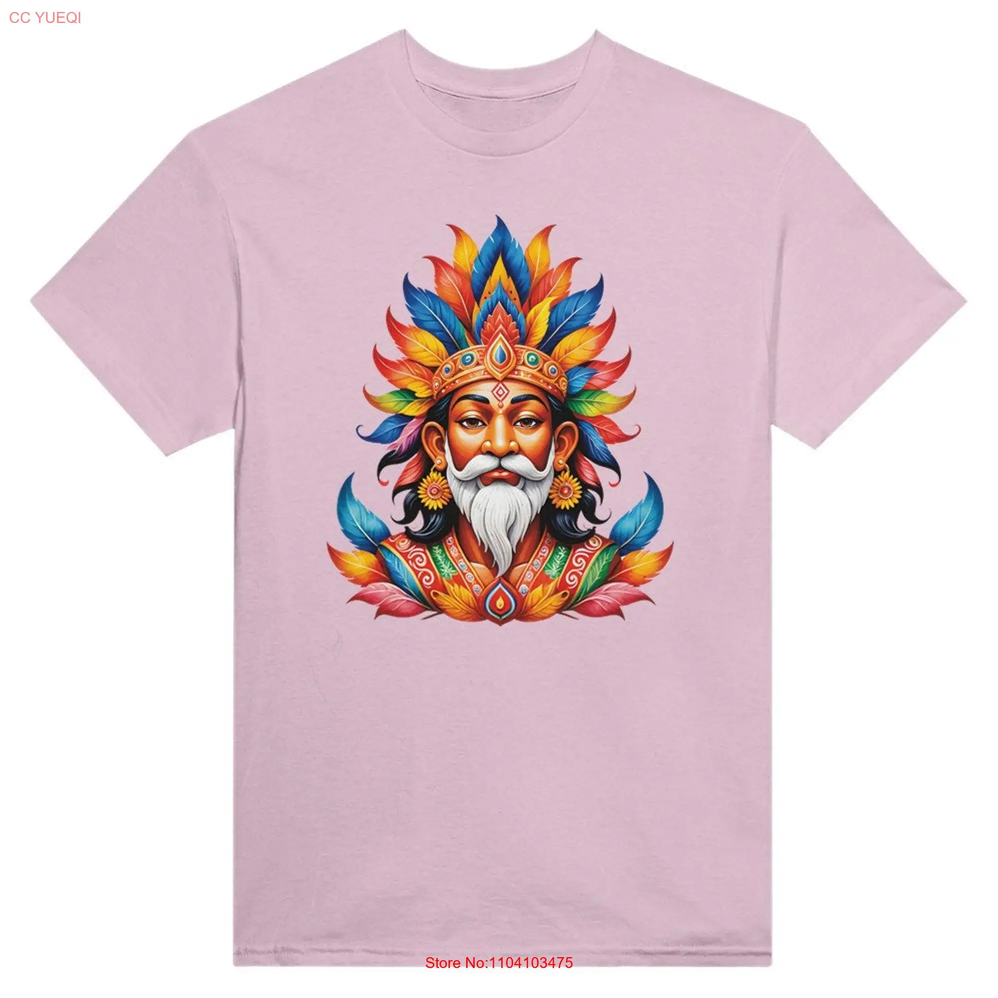 Hindu Yogi T Shirt long or short sleeves