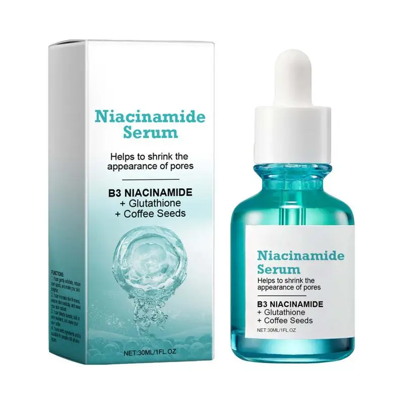 30ml B3 Niacinamide Serum Dark Spots Correcting Moisturizing Brightening Essence Women Moisturize Whitening Face Serum