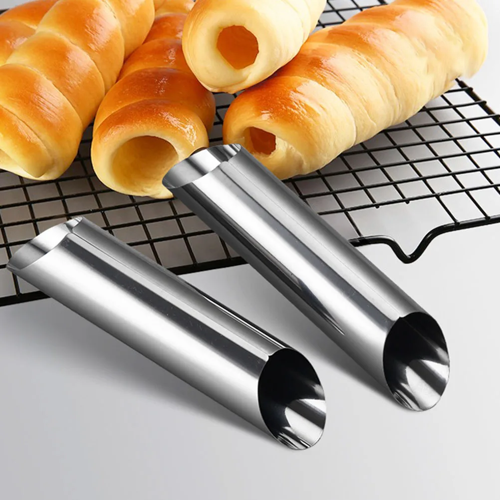 

9pcs Stainless Cream Roll Molds Diy Household Cannoli Forms Baking Tools For Pancake Kitchen Supplies Baking Molds