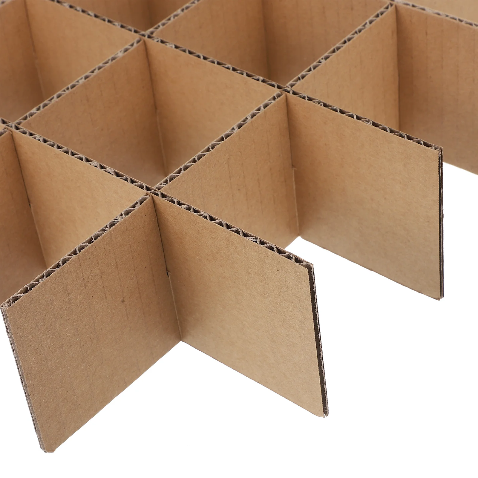 Protezioni per bordi da imballaggio riutilizzabili per divisori di cartone da trasporto da 6 pezzi per scatole di smistamento e applicazioni per l'organizzatore di forniture artigianali