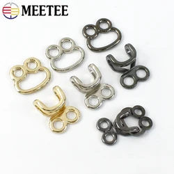 10/20/50Pcs 18/23/27mm Metal Invisible Garment Hook Jeans Pants Skirts Collar Decor Adjust Clasp Buckles DIY Sewing Accessories