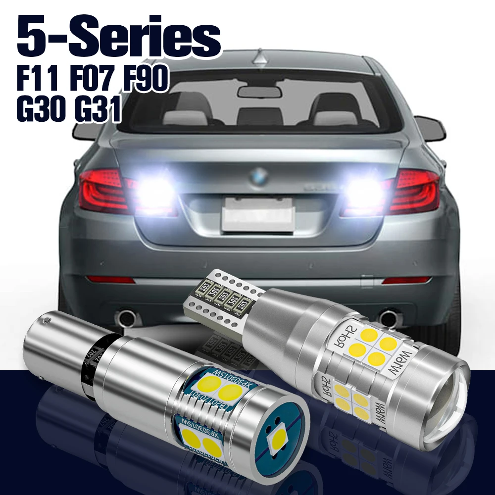 

Reverse Light 2x LED Bulb Backup Lamp For BMW 5 Series F11 F07 G30 F90 G31 Accessories 2009-2020 2014 2015 2016 2017 2018