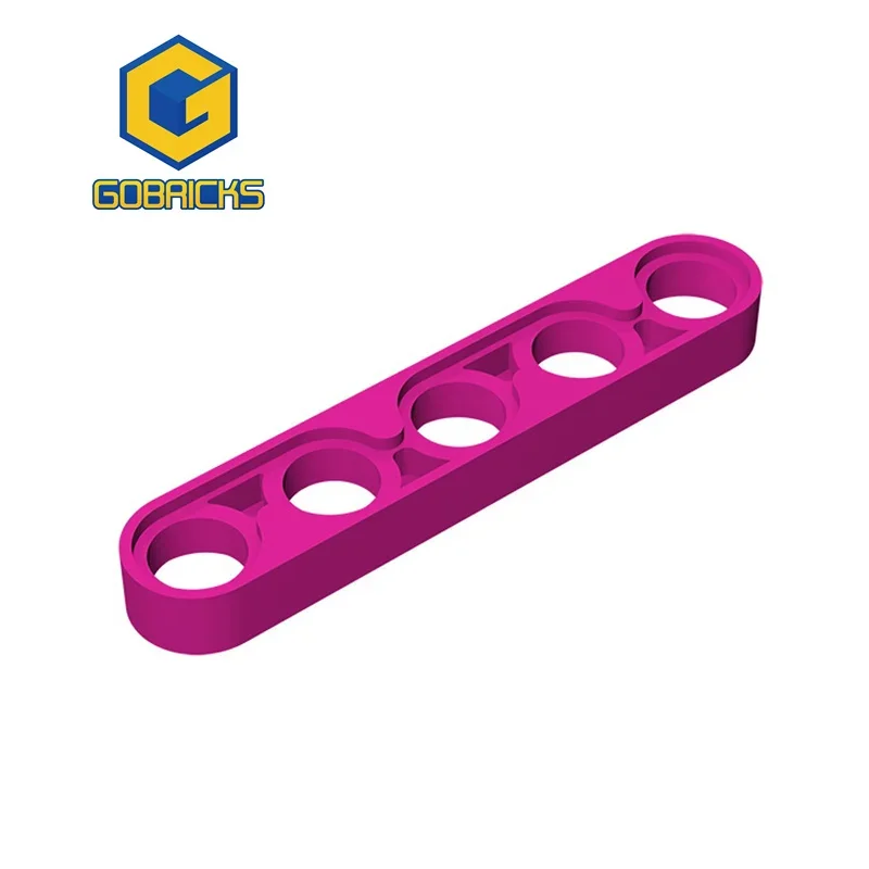 Gobricks GDS-693 1ชิ้นแขนมีรูพรุน (บาง) อิฐ1X5ใช้ได้กับเด็ก DIY บล็อกตัวต่อเพื่อการศึกษาทางเทคนิค