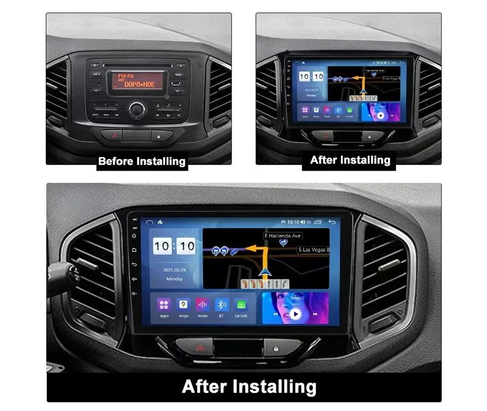 8 Core 4G Car Android 14 Radio Multimedia Video Player For LADA X ray Xray 2015 - 2019 Autoraido wireless Carplay GPS 2 din dvd