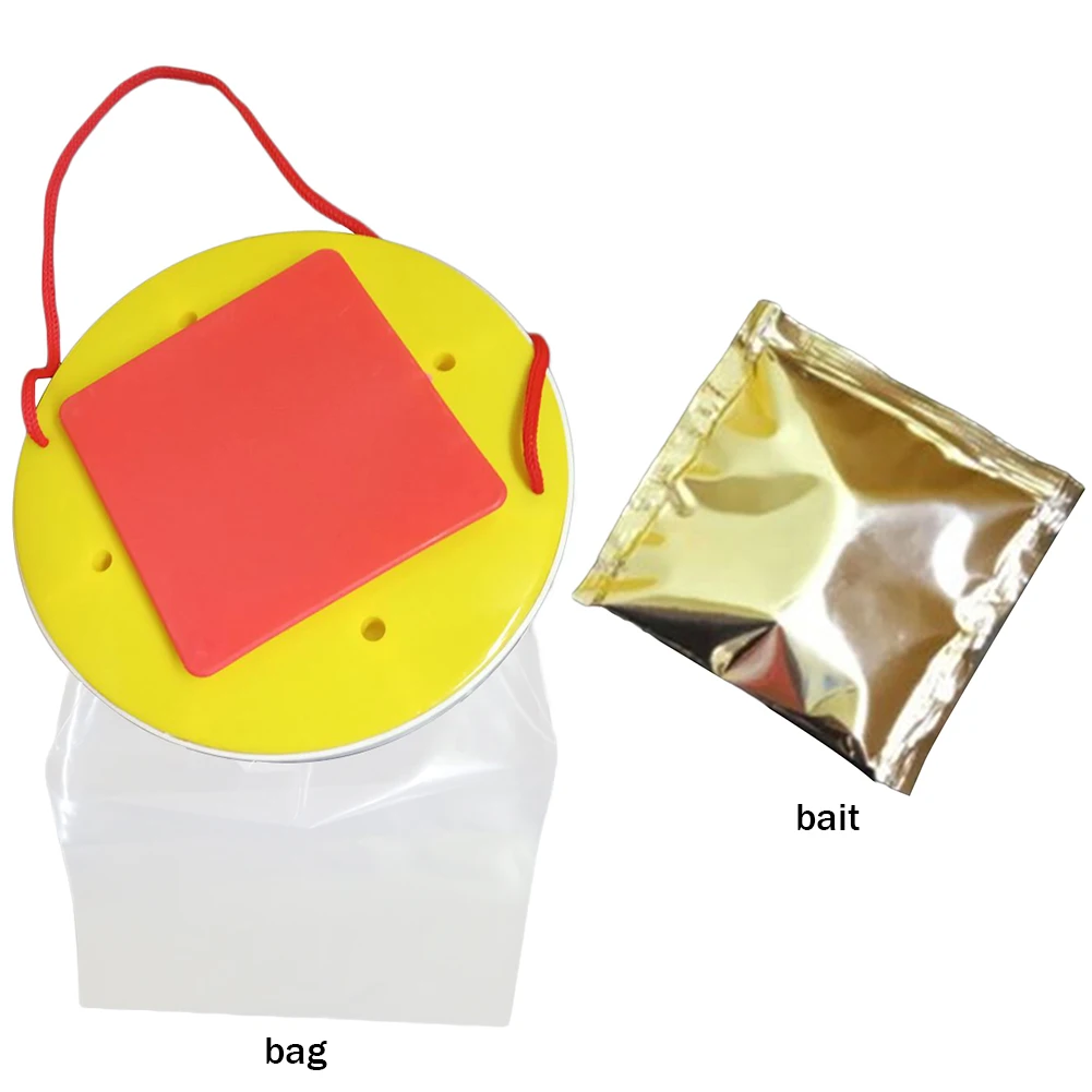 Flies Catcher Bag Transparent Insect Catching Traps Reusable Practical Pest Control Tool for Household Garden Supplies