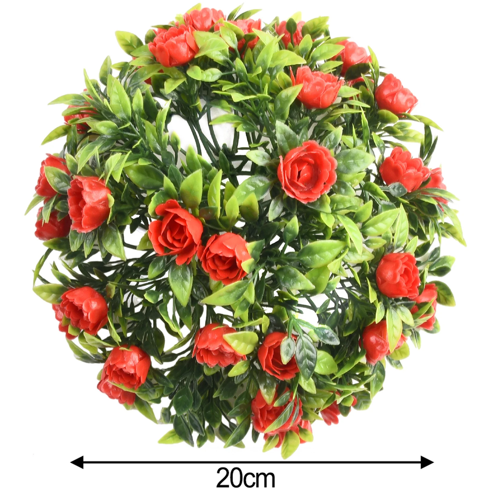 High Quality Home Garden Grass Ball Landscaping Coffee Shop For Home Garden Rose Flower Balls Wedding 1pc Basket Plant