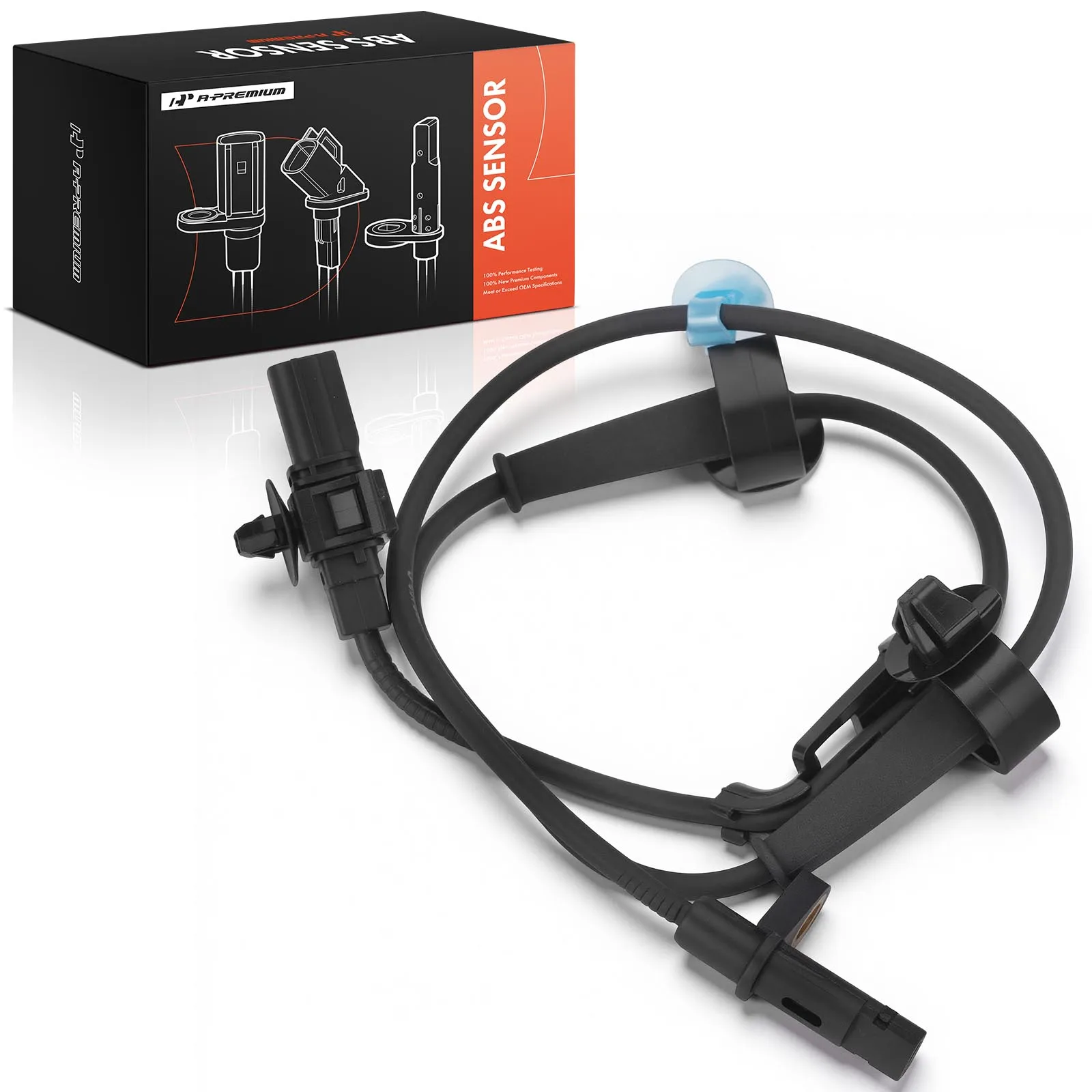 A-Premium Front Passenger Side ABS Wheel Speed Sensor for Honda Civic 2012-2013 Acura ILX 2013-2022 8