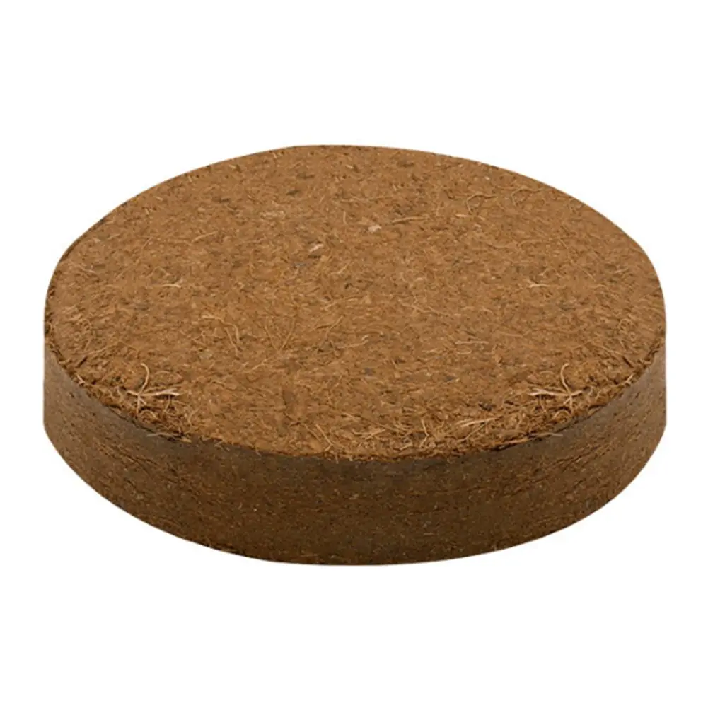 60mm Diameter Coconut Fiber Soil Blocks Compressed Soil For Plants Indoor Planting Medium Multi-Purpose Soil Discs
