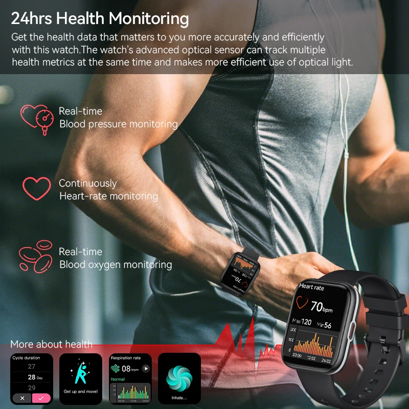 LIGE 2024 NFC inteligentny zegarek męski inteligentna bransoletka Sport Fitness wodoodporne zegarki z ekranem HD mężczyźni Smartwatch dla XIAOMI