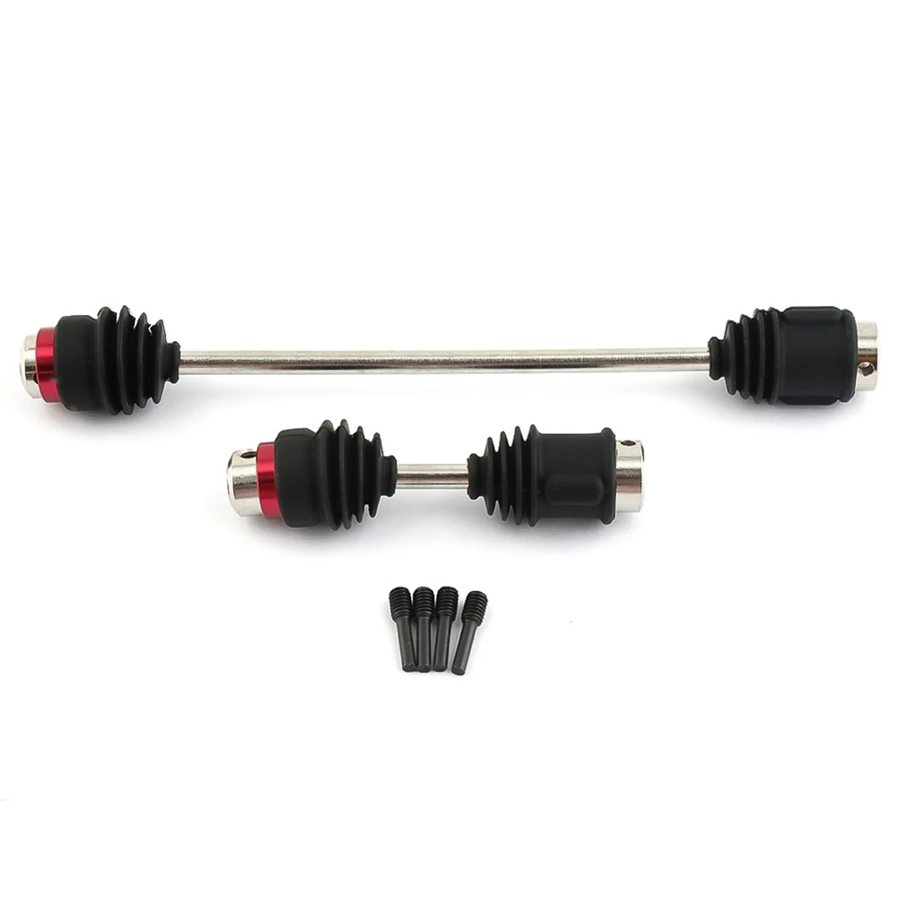 Metal Steel Center Driveshafts CVD 8655R with Dust Boots for 1/10 Traxxas E-Revo Erevo 2.0 Upgrades Parts Accessories,2