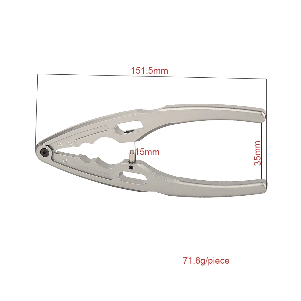 1pc 6 in 1 Metal Shock Absorber Pliers Rod Ball Clamp Multi-function Hand Tool for 1/8 1/10 RC Crawler Car 94111 Trx4 Axial XV01