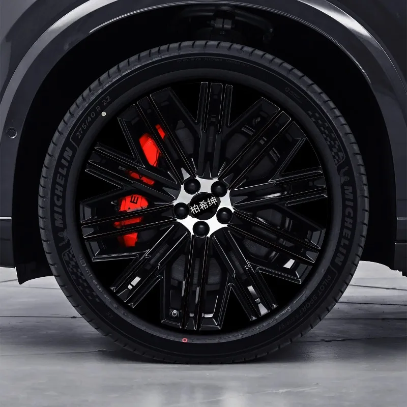 For ZEEKR 8X Wheel hub color change sticker 22 inches anti oxidation protection scratch sticker