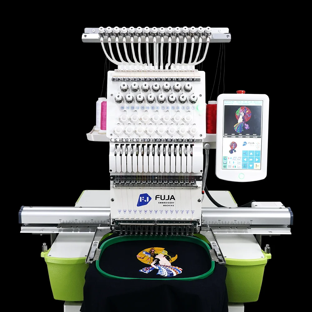 Picture 6: Fuja Single Head Computerized Embroidery Sewing Machine Industrial