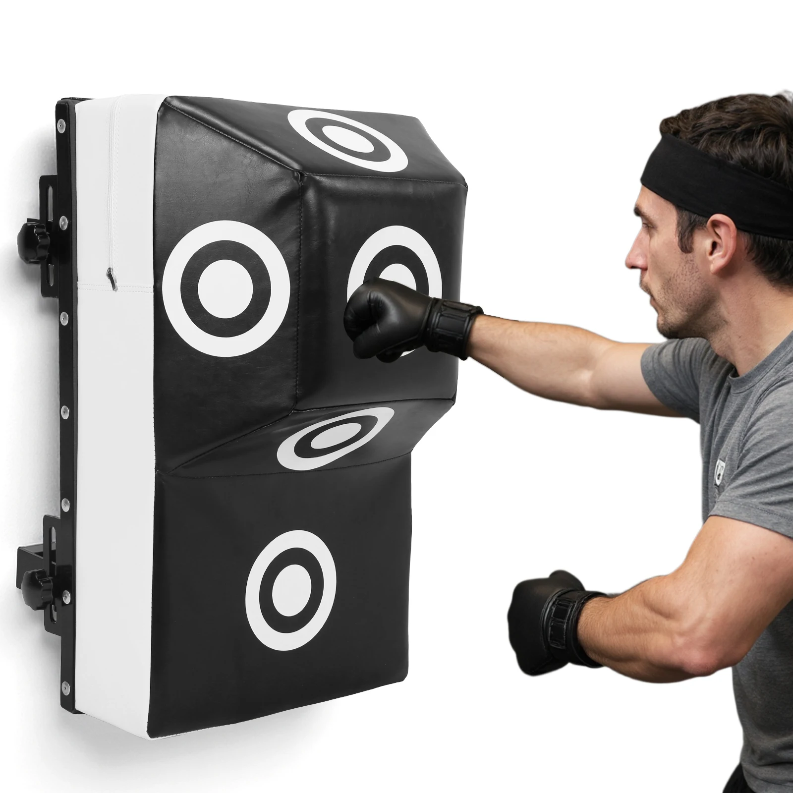 

Wall Mount Uppercut Square MMA Training Punching Target with Marking Points High Density Foam for Adults Bedroom Living Room Gym