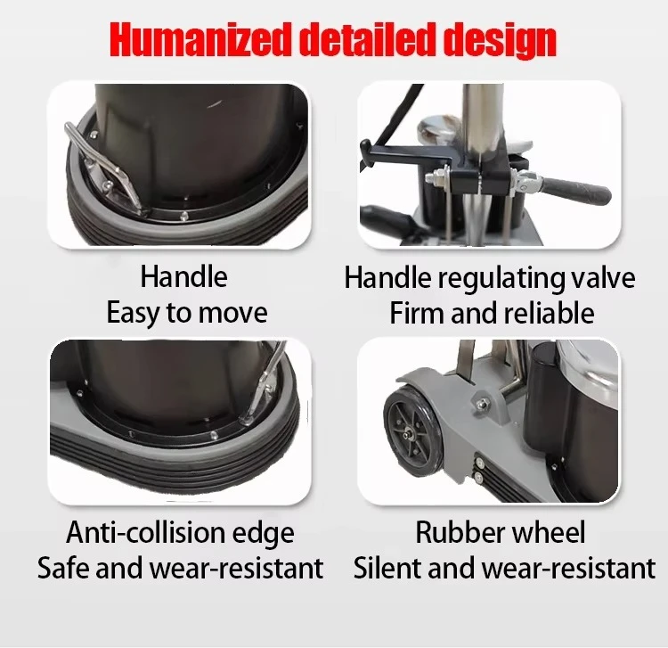 High Cost Performance Electric Multi Functional Cleaning Machine for Floor 1.5HP 220V Mini Floor Cleaning Machine for Stair