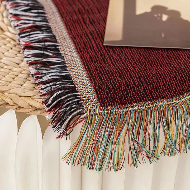 المنسوجات مدينة Ins الشفق الموضوع بطانية ديكور المنزل أريكة منشفة شخصية الجمالية نسيج 180x260 سنتيمتر