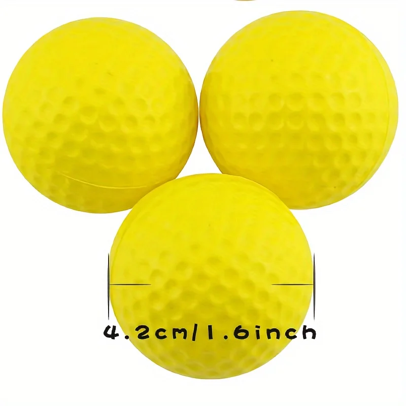 20Pcs Elastic PU Foam Golf Practice Balls Indoor Outdoor Training Supplies