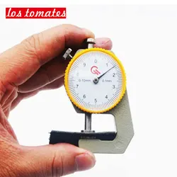 Metal Leather Thickness Meter Width Measurement Thickness Gauge Durable Dial Tester Micrometer Leather Gauge