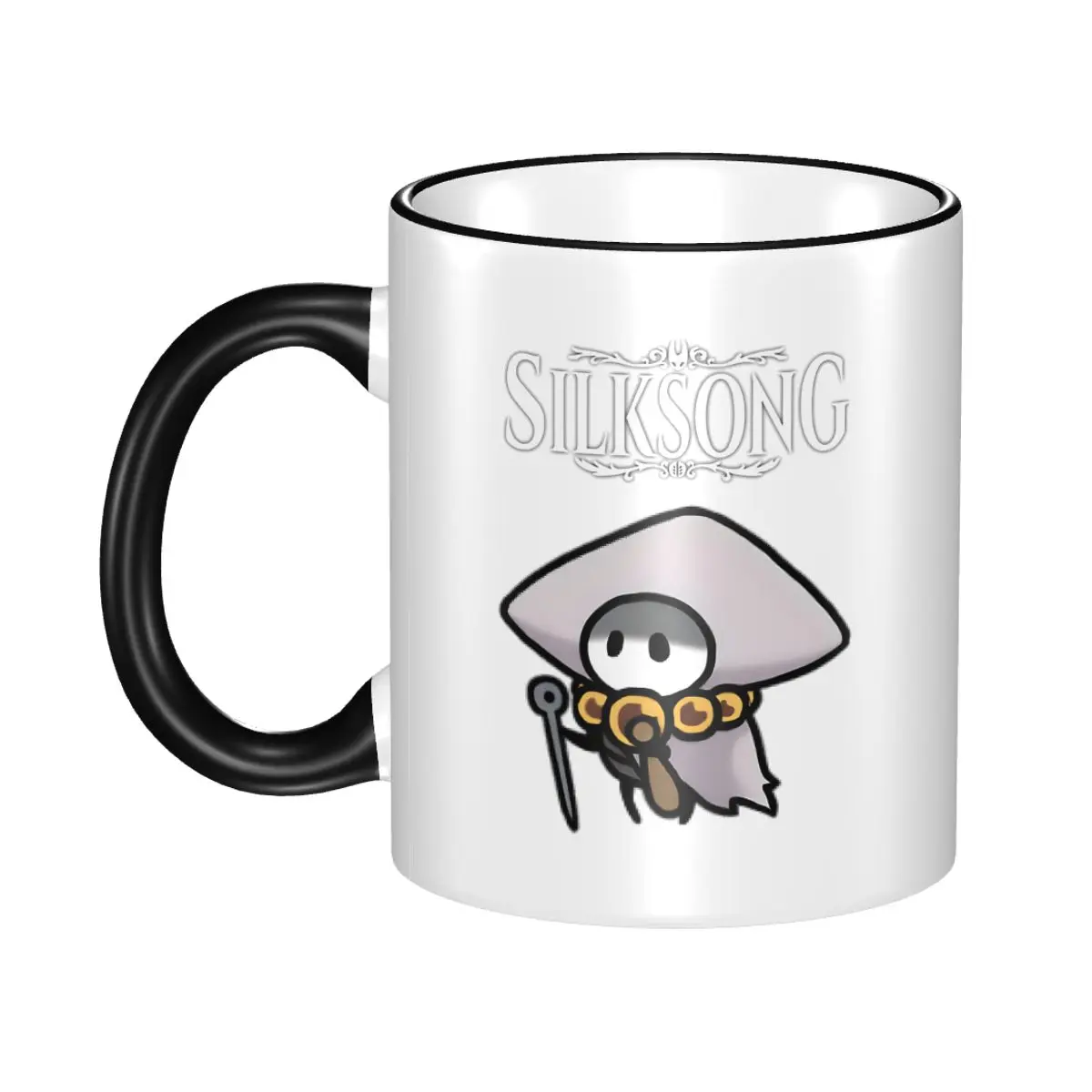 

Silksong Sherma Caretaker Hollow Knight Gift Mug for Woman Man Cute Tea Cup Present for Office