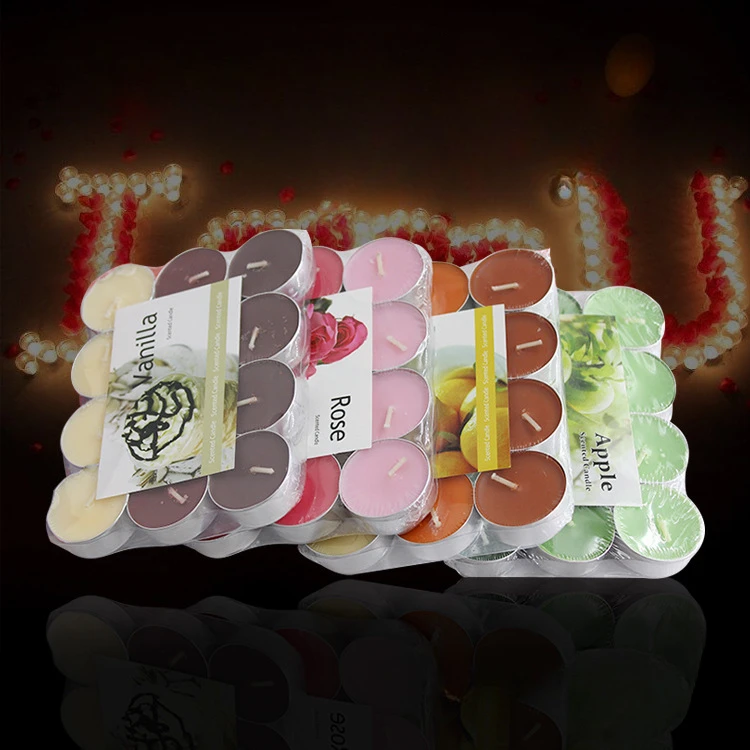 12pcs Scented Candles Gradient Color Soy  Smokeless Room Ornaments Aromatic Aroma  for Festivals Bedroom Party Living Room