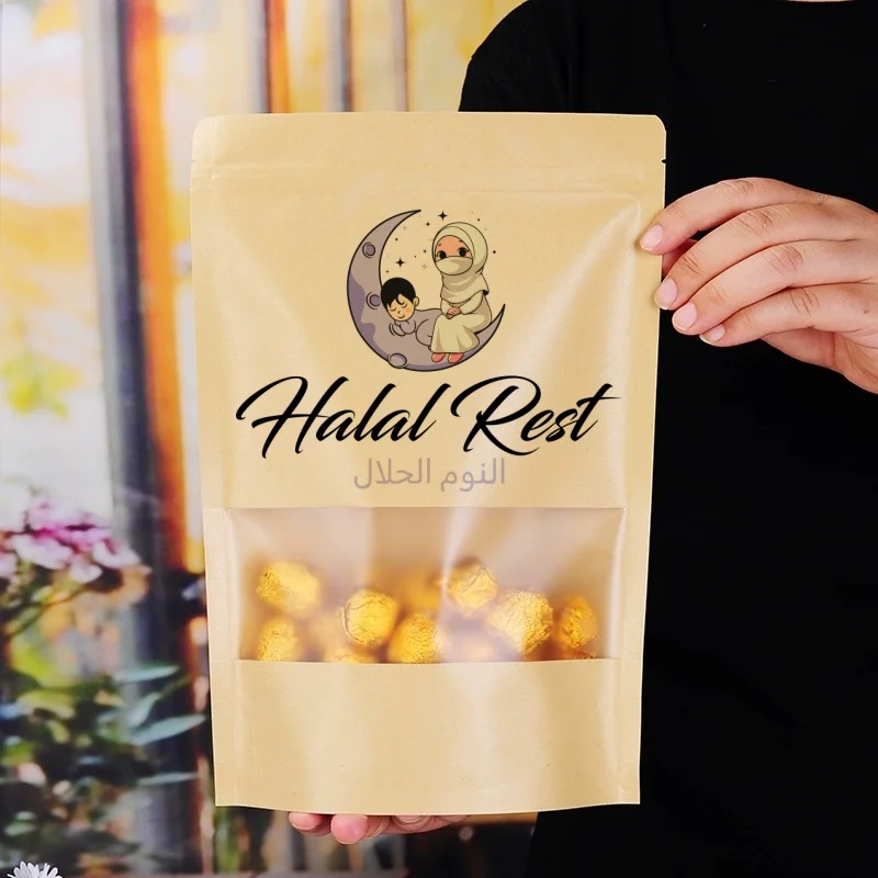 50Pcs Kraft Paper Z… - image