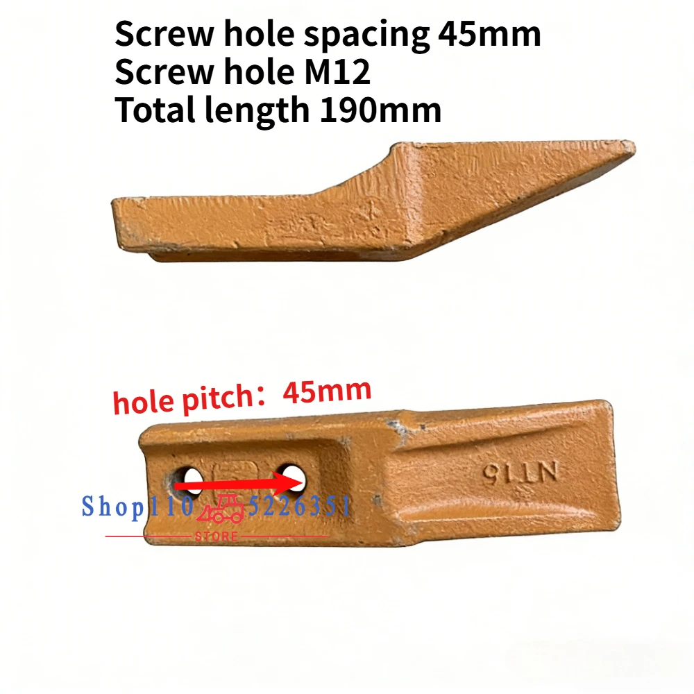 Micro-digging Screw Bucket Teeth Excavator Accessories Parts Mini