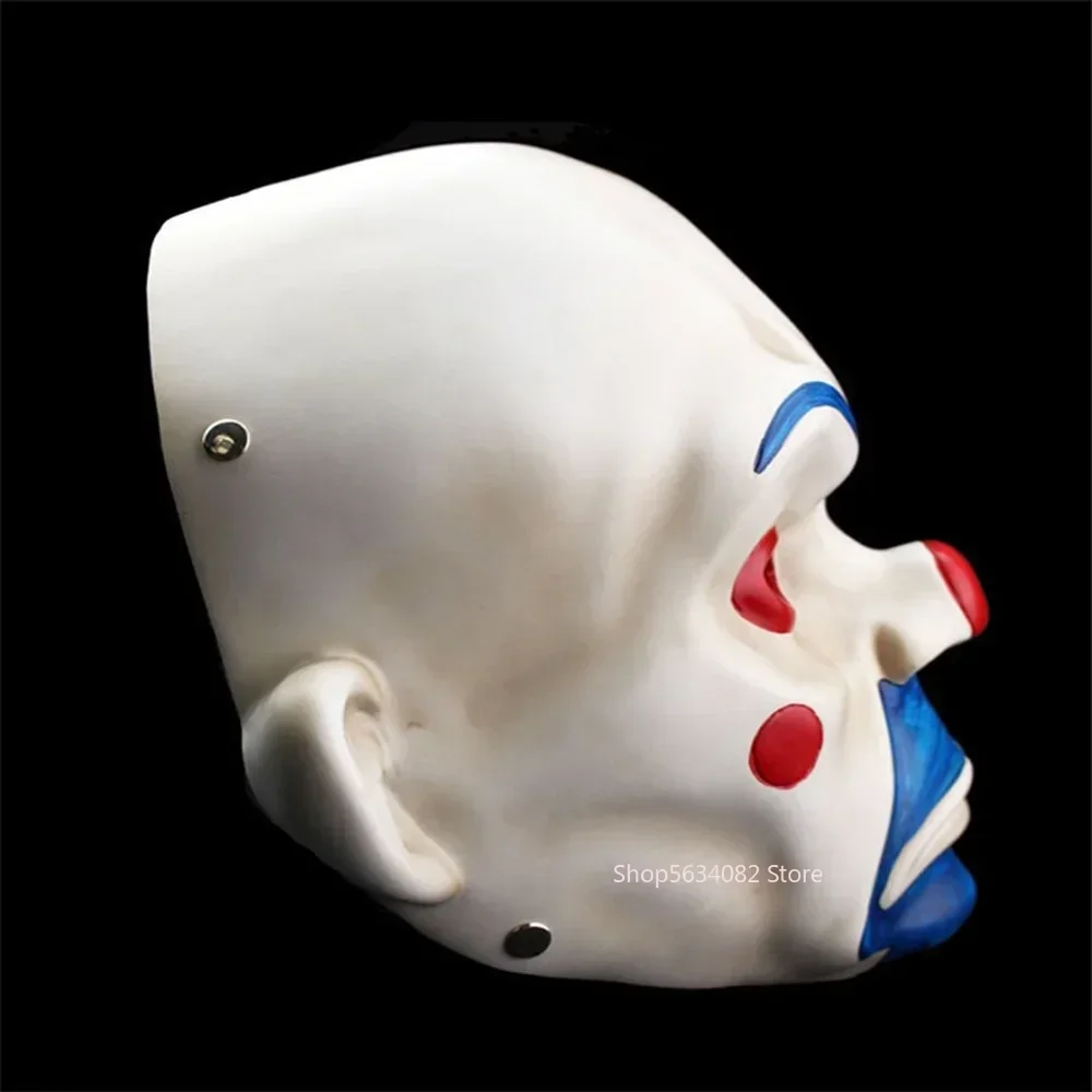 アニメジョーカー銀行強盗マスクピエロ仮面舞踏会ファンシーマスク小道具アクセサリーセットハロウィンクリスマス大人の誕生日パーティーギフト