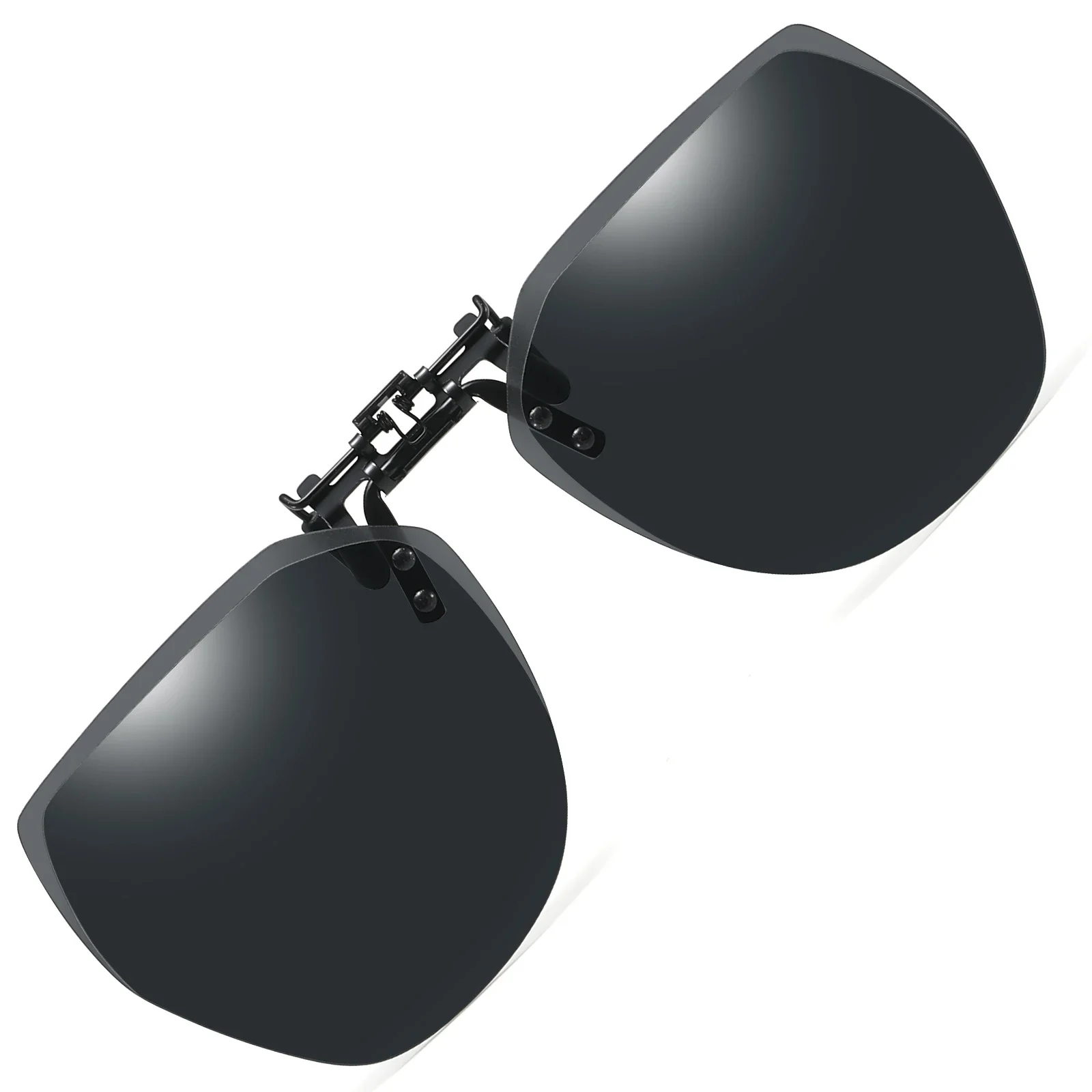 Veithdia polarisiertes Angeln im Freien Clip-On Flip-Up-Clip randlose Sonnenbrille für verschreibung pflicht ige Brille-Tac-Linse mit UV400 B11 – Detail 22