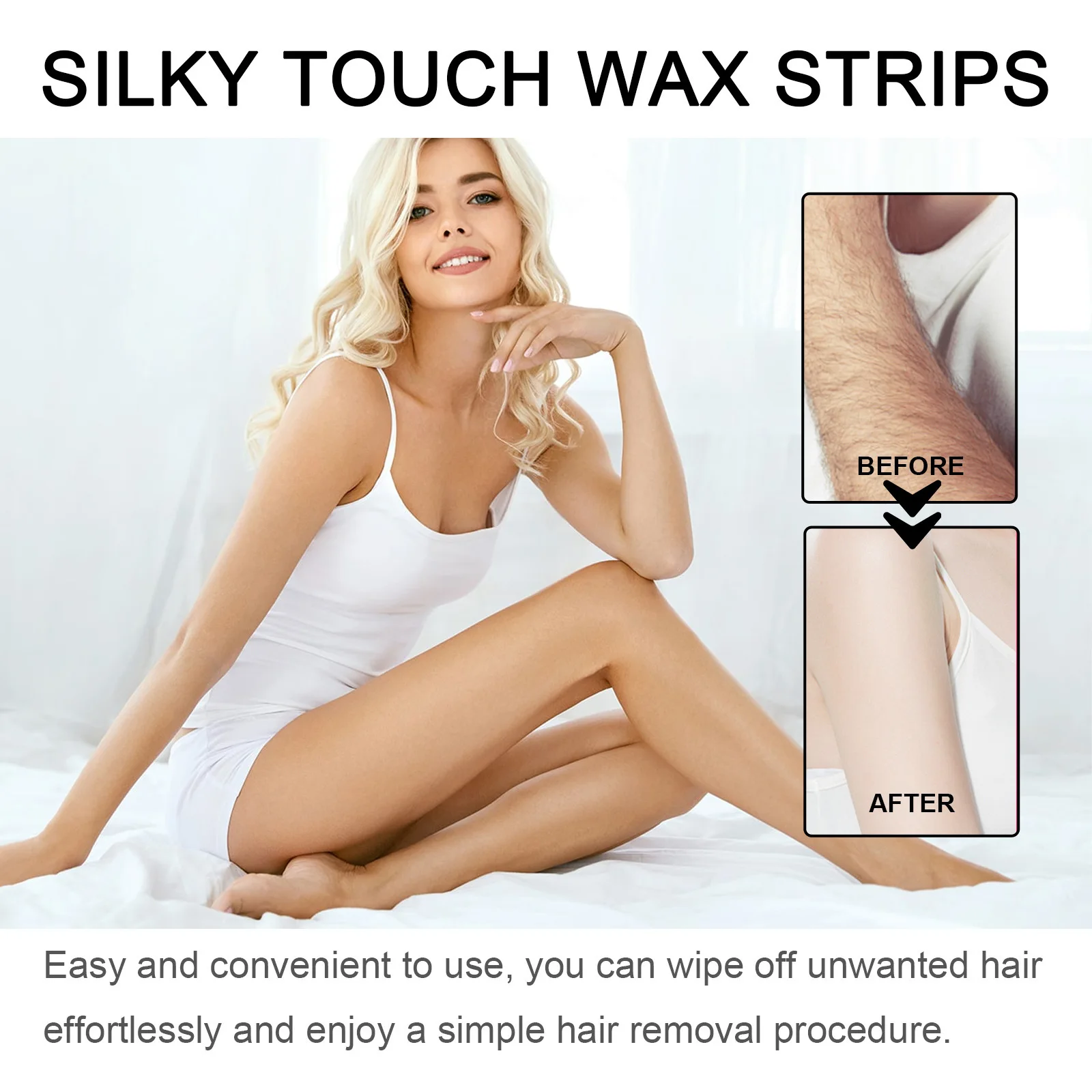 Waxing Paper Body Arm Underarm Leg Gentle Non-irritating Quick Smooth Hair Removal Patch