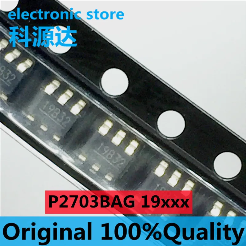 

50pcs P2703BAG SOT23-6 P2703 19xxx 19 Original Available In Stock
