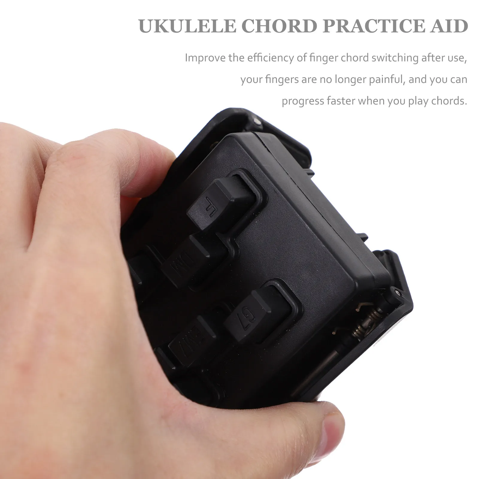 Ukulele Chord Practice Tool for 23 Inch Ukulele Clip on Installation 7 Core Chords Chord Trainer Learning System Beginner