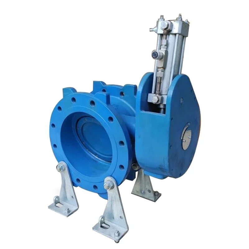 SS304 WCB DI Manual Medium Temperature Universal CE DIN BS ANSI DN500-2000 Hydraulic Slow Close Butterfly Valve