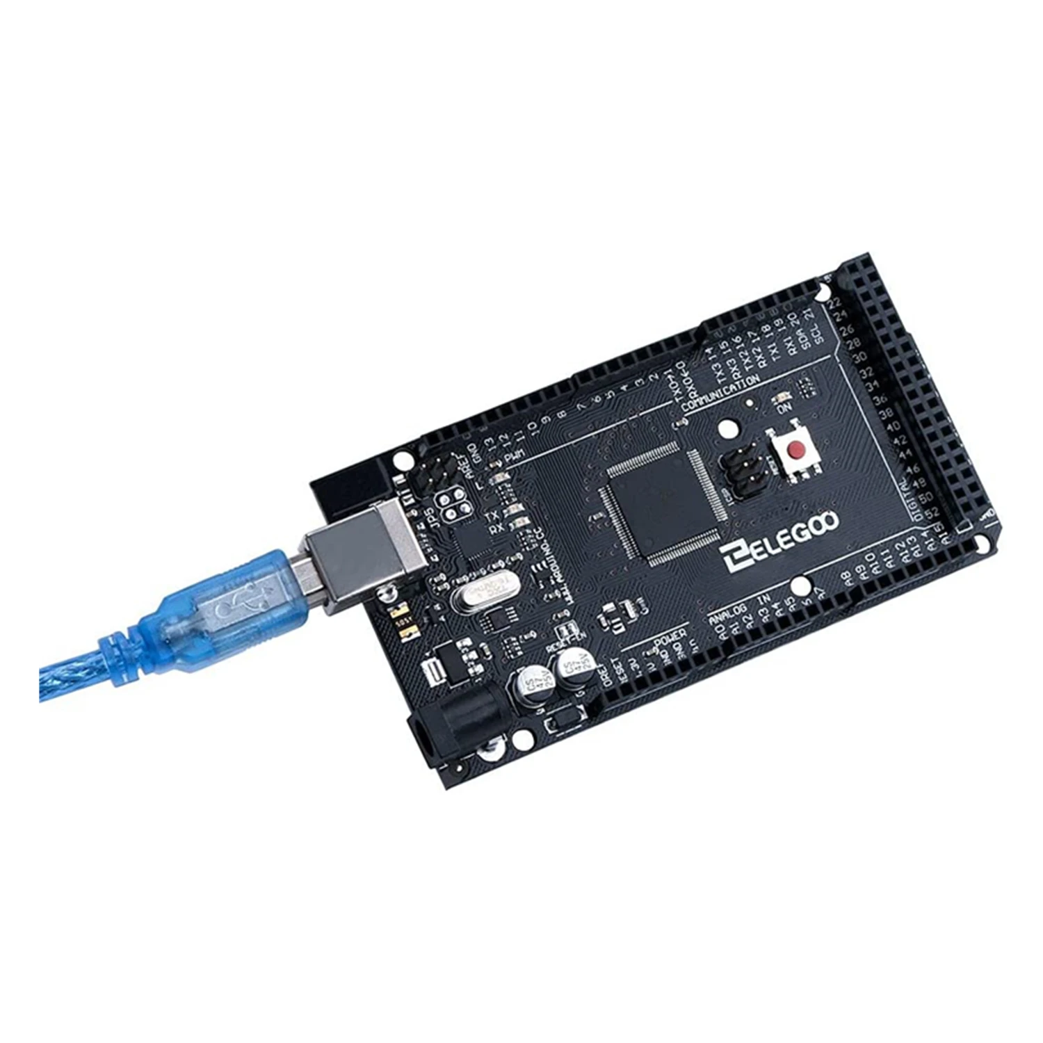 ELEGOO MEGA R3 Board ATmega 2560 + USB Cable Compatible with Arduino IDE Projects RoHS Compliant