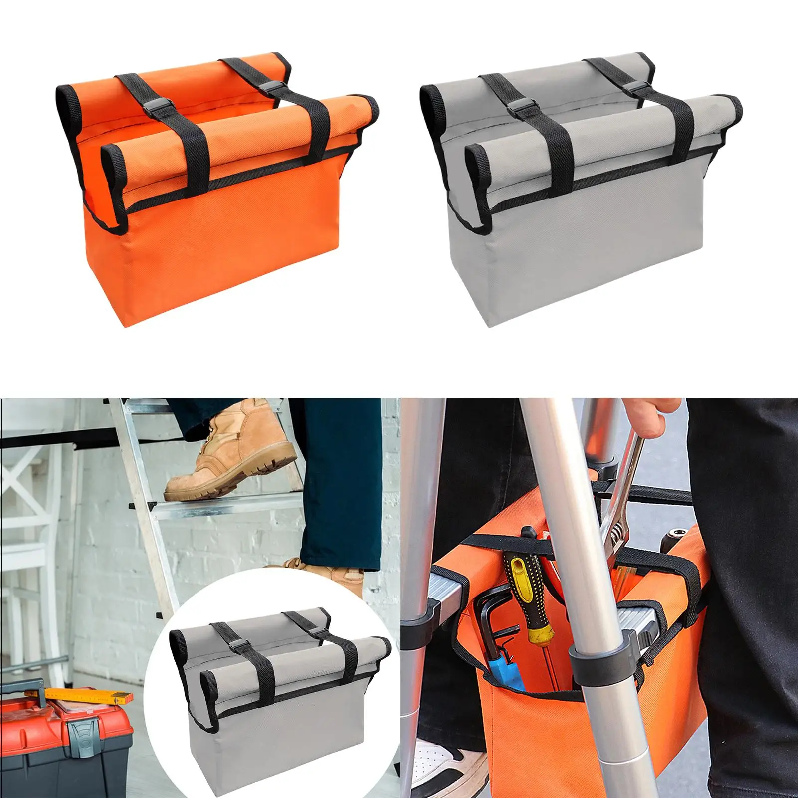 Ladder Tool Bag Easy to Install Utility Organizer for Household Accessory