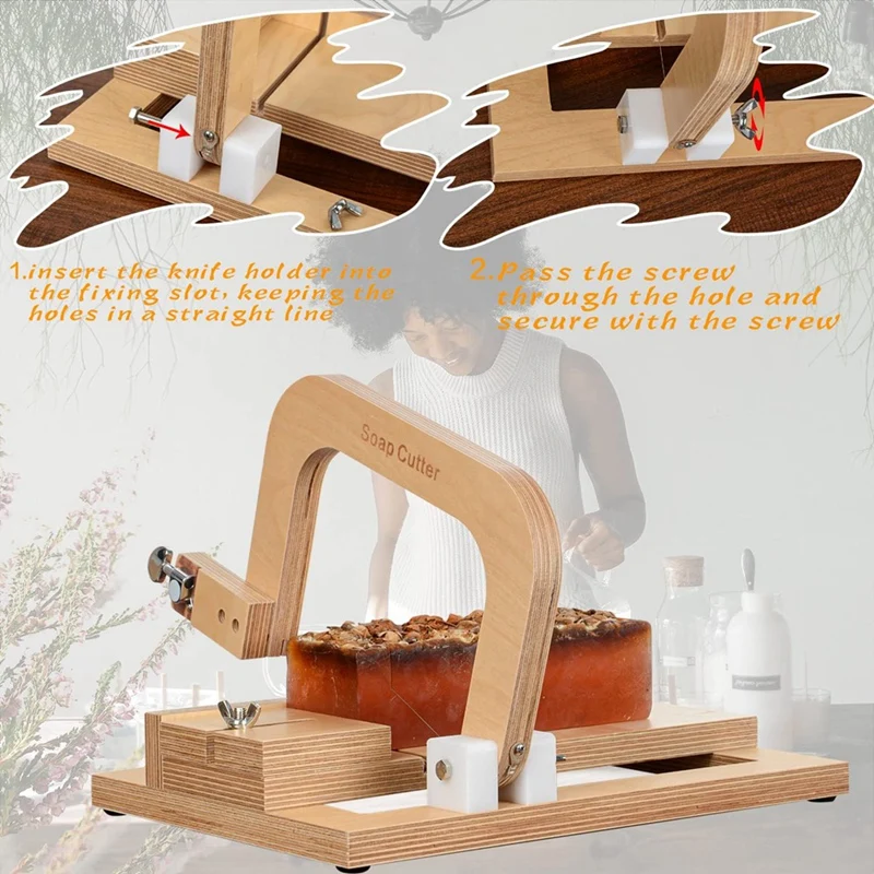 قطع الصابون أسلاك بديلة ، أسلاك تقطيع الفولاذ المقاوم للصدأ ، سلاسل الصابون ، قطاعة الجبن ، 15 صولجان